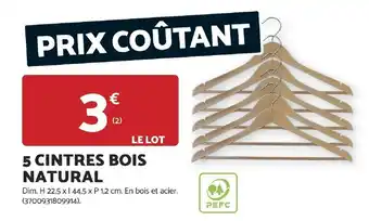 CINTRES BOIS NATURAL