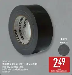 ALDI WORKZONE RUBAN ADHÉSIF MULTI-USAGES offre
