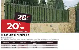 Bricomarché HAIE ARTIFICIELLE offre