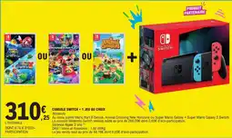 E.Leclerc Console switch + 1 jeu au choix offre