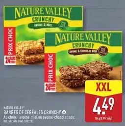 ALDI NATURE VALLEY BARRES DE CÉRÉALES CRUNCHY offre