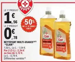 E.Leclerc Clair Nettoyant multi-usages offre