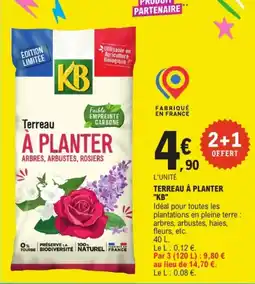 E.Leclerc KB Terreau à planter offre