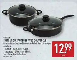 ALDI CROFTON FAITOUT OU SAUTEUSE AVEC COUVERCLE offre