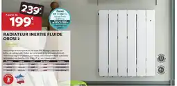 Bricomarché Sauter Radiateur inertie fluide Orosi 2 offre