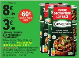 E.Leclerc Cassegrain Ratatouille offre