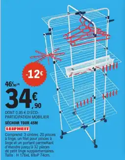 E.Leclerc LEIFHEIT SÉCHOIR TOUR 45M offre