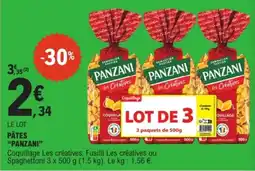 E.Leclerc PANZANI Coquillage Les créatives offre