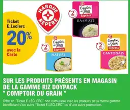 E.Leclerc Comptoir du Grain Riz offre