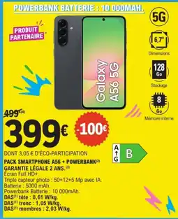 E.Leclerc Samsung Galaxy A56 5G offre