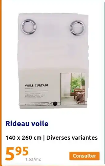 Action Rideau Voile offre