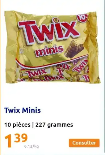 Action Twix Minis offre