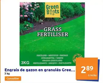 Action Engrais de Gazon En Granulés Gree offre