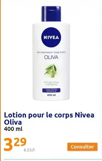 Action Lotion Pour Le Corps Nivea offre