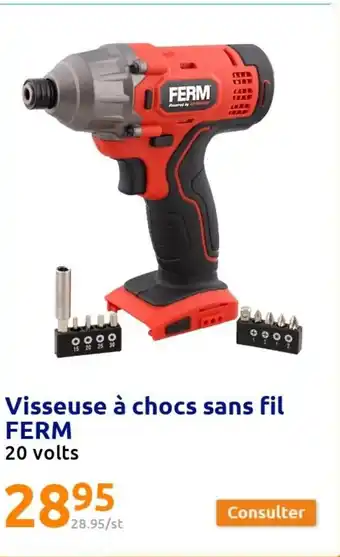 Action Visseuse à Chocs Sans Fil offre