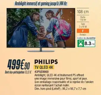 Philips tv qled 4k