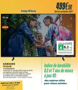 Proxi Confort Samsung Tv Led 4k offre
