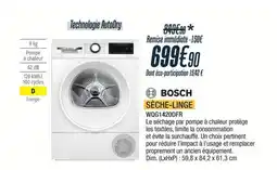 Proxi Confort BOSCH SÈCHE-LINGE offre