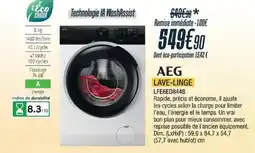 Proxi Confort AEG LAVE-LINGE LFE6ED844B offre
