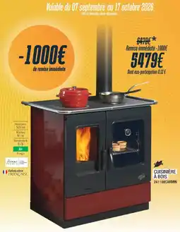 Proxi Confort GODIN CUISINIÈRE À BOIS offre