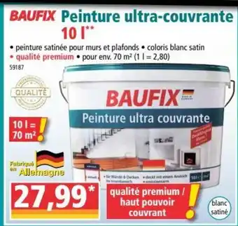 Norma Peinture Ultra-Couvrante offre