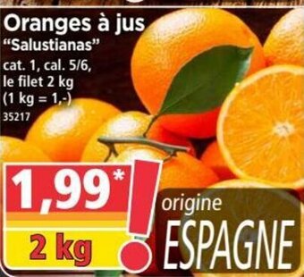 Norma Oranges à Jus offre