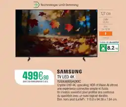 Extra SAMSUNG TV LED 4K offre