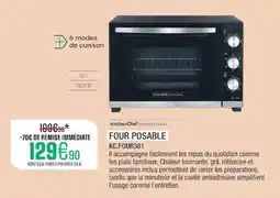 Extra KitchenChef PROFESSIONAL FOUR POSABLE offre