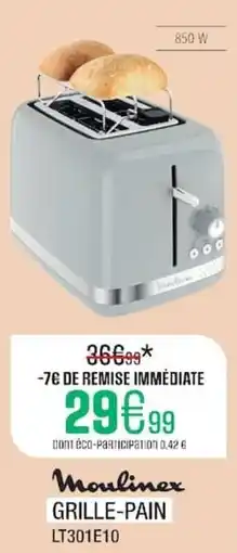 Extra Moulinex GRILLE-PAIN offre