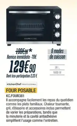 Proxi Confort KitchenChef PROFESSIONAL FOUR POSABLE offre