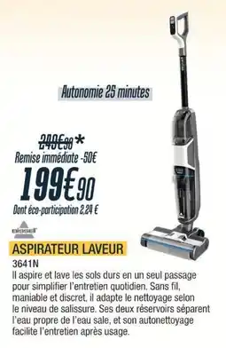 Proxi Confort Bissell ASPIRATEUR LAVEUR 3641N offre