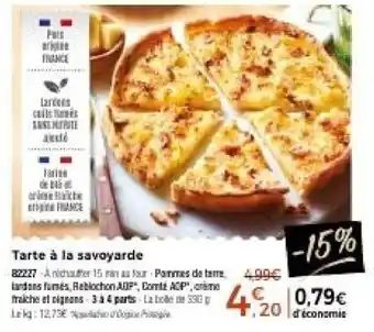 Tarte à la savoyarde