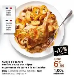 Thiriet Cuisse de canard confite offre