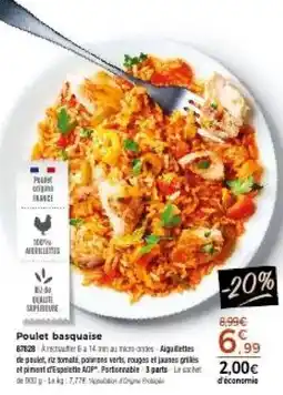 Thiriet Poulet basquaise offre
