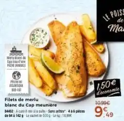 Thiriet LE POISSON de MARIE Filets de merlu blanc du Cap meunière offre