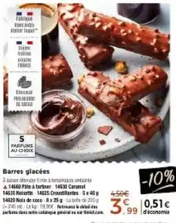 Thiriet Barres glacées offre
