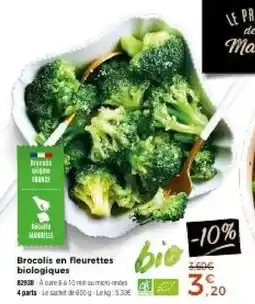 Thiriet Brocolis en fleurettes biologiques offre
