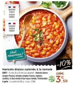 Thiriet Haricots blancs cuisinés à la tomate offre