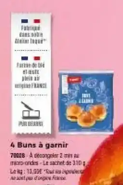 Thiriet Buns à garnir offre