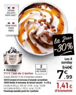 Thiriet Sunday Vanille offre
