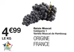 Monoprix Raisin Muscat offre
