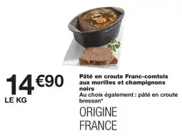 Monoprix Pâté en croute Franc-comtois offre