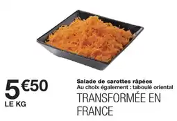 Monoprix Salade de carottes râpées offre