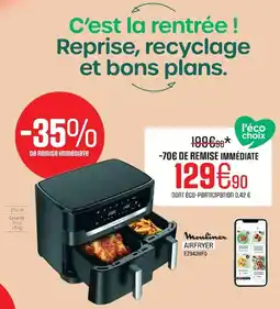 Extra Moulinex AIRFRYER offre