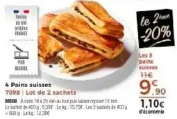 Thiriet 4 Pains suisses offre