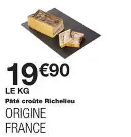 Monoprix Richelieu Pâté croûte offre