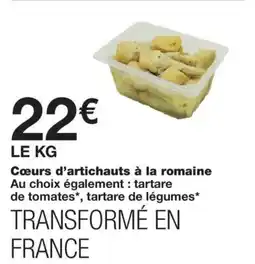 Monoprix Cœurs d'artichauts à la romaine offre