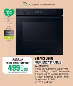 Extra SAMSUNG FOUR ENCASTRABLE offre