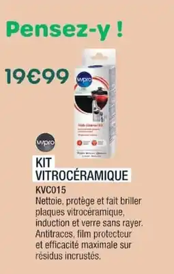 Extra Wpro Kit vitrocéramique offre