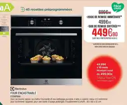 Extra Electrolux FOUR ENCASTRABLE offre